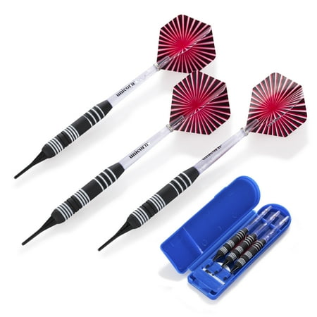 UPC: 0054722719153 | Unicorn High-Quality  Recreational 300 Soft Dart Set Includes Soft Tips  Barrels  Flights  Shafts  and Darts Case
