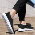 thumbnail image 4 of Men's Orthopedic Walking Shoes Mesh Loafers Wide Toe Box Arch Support Tennis Slip on Comfortable Running Sneakers White Size 9, 4 of 8