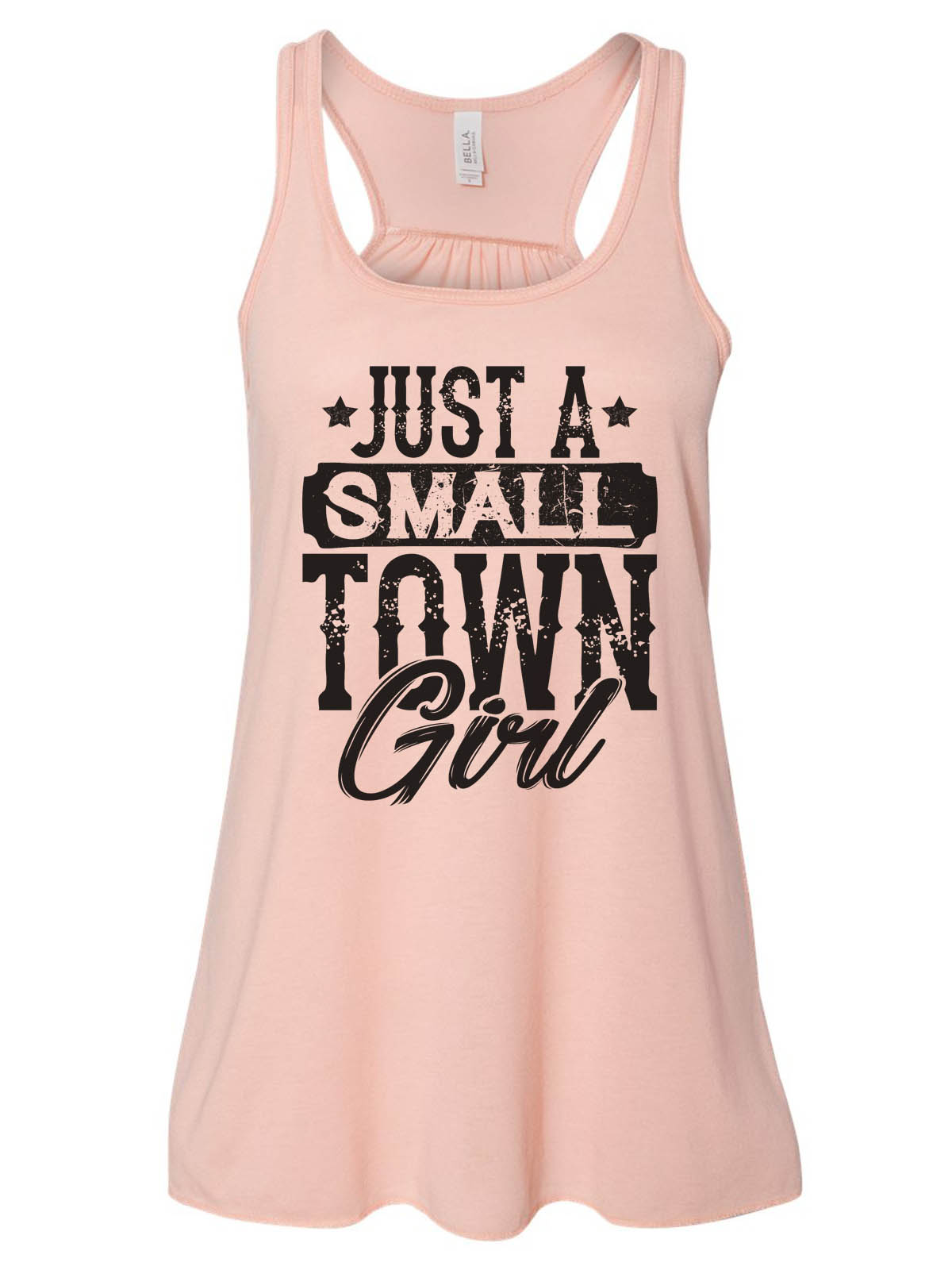 Funny Threadz Women's Cute Small Town Girl Tank Top "Just A Small