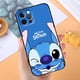 thumbnail image 3 of Funda de teléfono negra de Anime Stitch para Apple iPhone 14, 13, 12, 11, X, XS, XR, 8, 7, 6 Pro Plus, Max, Mini, 5 SE, 3 of 5