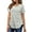 Leaf Floral, variant on MOSHU Plus Size T-shirts for Women V Neck Summer Tunic Tops Floral Print Curved Hem Women Shirts