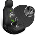 thumbnail image 5 of AOMSAZTO Seat Covers for Honda Civic 2016-2024 2025: 5 Seat Full Set Faux Leather Seat Covers Car Seat Cushion Protector (Black), 5 of 9