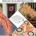 thumbnail image 4 of Cherry Enchanted Willow Vine Lights, 4FT 48LED Pink Cherry Blossom Tree Branch Lights for Wall, Remote Timer,8 Light Model,Bedroom Wall Doors Wedding, Christmas, USB Battery Box, 4 of 8
