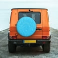 thumbnail image 6 of Pofeuu Sky Blue Glitter Print Spare Tire Wheel Cover for Car Truck SUV Camper Universal Fit Spare Tire Cover RV Spare Tire Covers-15 inch, 6 of 6
