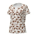 thumbnail image 2 of Naloa Rugby Style Print T-Shirts Short Sleeve V Neck Tees for Women Fashion Tops Trendy Lightweight Soft Casual Summer Outfits Clothes, 2 of 5