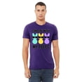 thumbnail image 2 of Chilling With My Peeps Fun Easter Egg Hunting Christian Holiday Men's T-shirt, 2XL, Purple, 2 of 5