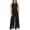 Black, variant on TEAJOPSUU Womens 2 Piece Sets Matching Lace Hem Outfits Sleeveless Crew Neck Crop Tank Tops High Waisted Wide leg Pants Sets Casual Daily Outfits Black