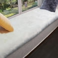 thumbnail image 4 of Alfombra De Oveja Artificial Cojín De Asiento Casero De Ventana De Flotador Mullido Blanco Macarena Alfombra de piel de oveja artificial, 4 of 8