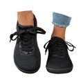thumbnail image 3 of Casual Flat Shoes for Wide Toe Soft Insoles Comfortable Everyday Sneakers All Day Wear Women's Breathable -On Walking Footwear, 3 of 8