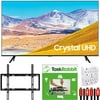 Samsung 75-inch UN75TU8000 4K Ultra HD Smart LED TV (2020 Model) Crystal Processing 4K Bundle with TaskRabbit Installation Services + Deco Gear Wall Mount + HDMI Cables + Surge Adapter