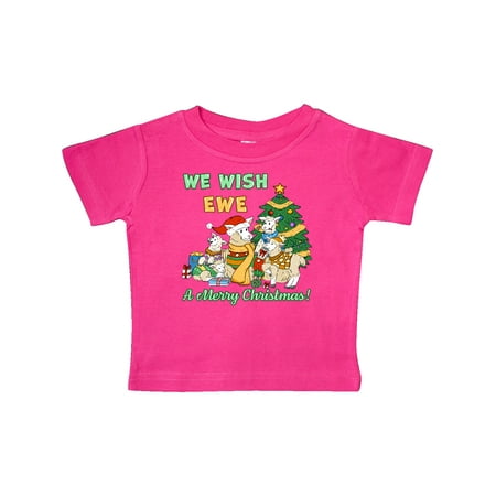 

Inktastic We Wish EWE A Merry Christmas Gift Baby Boy or Baby Girl T-Shirt