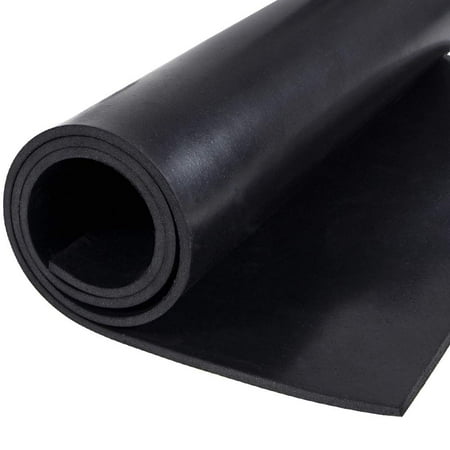 

Solid Neoprene Rubber Strips Roll 1/16 (.062) inch Thick X 1 inch Wide X 10 Feet. for DIY Weather Stripping. Gasket. Seal