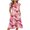 Heart Pink, variant on Yuyamidu Pink Valentines Dress Women's Casual Summer Dresses Trendy V-Neck Flutter Sleeveless Tiered Flowy Dress Hawaiian Beach Vacation Midi Sundress with Pockets