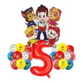 thumbnail image 4 of juego de globos de aluminio con dibujos animados de Paw Patrol, Ryder, Chase, Marshall, Skye, decoración de cumpleaños para niños, suministros para fiestas, juguete de regalo, 4 of 5
