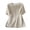 #157-Beige, variant on Short Sleeve Tops for Women Plus Size Solid Color Button Down V Neck Casual Blazer Cardigans with Front Pockets