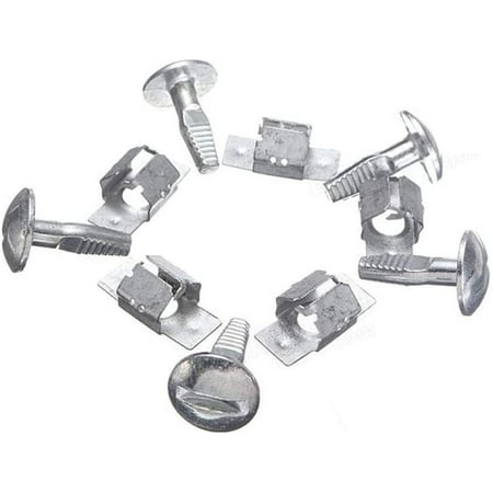 

5 Pairs Aluminum Alloy Fixing Clips for Under Engine Pan Replacement Screws For Peugeot Citroen 206 207406 407 806 807
