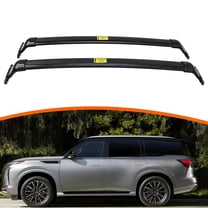 Roof Rack Cross Bars for Infiniti QX80 Z63 2025 2026 | Design & 75kg Capacity | 2Pcs Black Aluminum Anti-Corrosion Rooftop Cargo Carrier, No Drilling Required