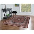 thumbnail image 6 of Linon Home Decor Emerald Area Rug Collection, Red and Blue, 5' x 7', 6 of 6