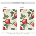 thumbnail image 4 of Yayeee Garden Flag 12" x 18" Double Sided Outdoor Yard Lawn Holiday Decorations, Apples Flower Pattern, 4 of 6