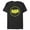 Black, variant on Men's Batman Logo Cute Cartoon  Graphic Tee Navy Blue Heather 3X Large