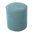 thumbnail image 2 of Stretch Ottoman Cover Furniture Slipcover Stool Furniture - Green, 2 of 8