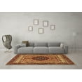 thumbnail image 3 of Ahgly Company Indoor Rectangle Abstract Brown Modern Area Rugs, 4' x 6', 3 of 4