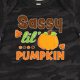 thumbnail image 4 of Inktastic Thanksgiving Sassy Lil Pumpkin with Fall Leaves Girls Baby Bodysuit, 4 of 5