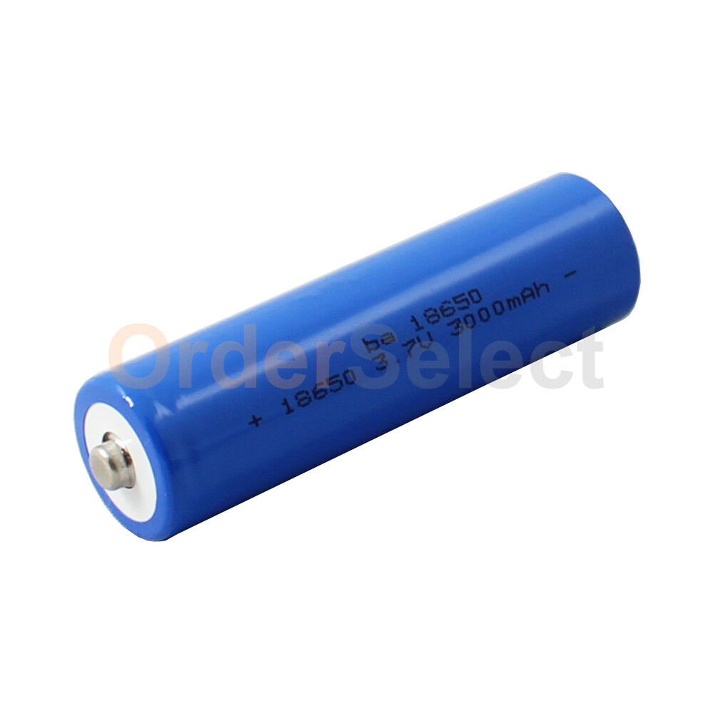 18650 3000mAh 3.7v Rechargeable Lithium Battery for Laser Solar Lamp