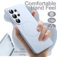 thumbnail image 4 of JETech Magnetic Silicone Case for Samsung Galaxy S26 Ultra, Compatible with MagSafe, Silky Touch (Omphalodes), 4 of 7