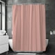 thumbnail image 4 of Cortina de Ducha de Plástico Impermeable con Imanes, 180 X 180 Cm, Color Rosa, 12 Ganchos | Cortinas de Ducha para Baño, 4 of 6