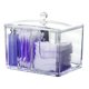 thumbnail image 4 of Organizador de almojas, almojas y cubiertas y algodón cosméticos y envases cosméticos Puff Cosméticos Puff Florbela Puff Florbela Puff Florbela Y Maquillaje Puff Pads Caja Lid algodón algodón esencial, 4 of 6