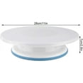 thumbnail image 5 of Cake Stand 11 Inch Rotating Cake Turntable Turns Smoothly Revolving Cake Spinner Stand Cake Decorating Kit Display Stand Baking Tools Accessories Supplies for Cookies Cupcake, 5 of 5