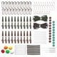thumbnail image 1 of Eslabones giratorios La pesca de la carpa 142PCS Tackle Box Ganchos clips giratorios para cebar Aguj Meterk Eslabones giratorios, 1 of 7