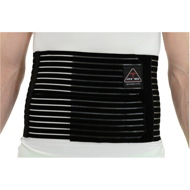 ITA-MED Men’s Breathable Elastic Postsurgical Recovery Abdominal and Back Support Wrap/Binder