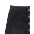 thumbnail image 2 of Wonder Nation Toddler Girl Denim Skort, Sizes 12M-5T, 2 of 4