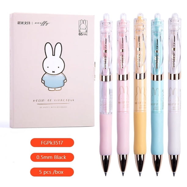 Celebrate Miffy's 65th Anniversary with M&G's 0.5mm Black Gel Pen