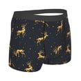 thumbnail image 3 of Fotbe Christmas Deers Men’s Total Support Pouch Boxer Briefs, X-Temp Cooling, Moisture-Wicking Underwear, Regular, Long-leg and Trunk-XX-Large, 3 of 9