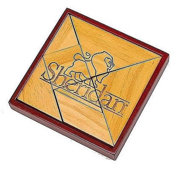Our Wood Tangram Puzzle - Engraved with your Text or Design