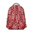 thumbnail image 3 of Casual Paisley Print Backpack – Premium Paisley Gift for Students, Comfortable Bookbag for Campus, Spacious Backpack with Side Pockets, 3 of 6