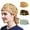 patternC2, variant on 3 Pcs Beanies Working Cap Sweatband Cotton Turban Cap Tie Back Adjustable Working Hat for Women Men