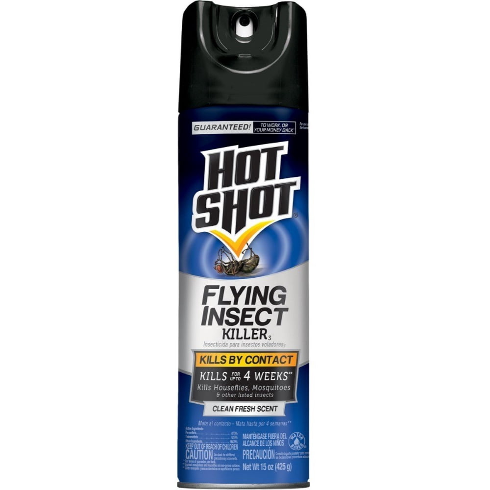 Hot Shot Flying Insect Killer Spray 15 oz (Pack of 2)
