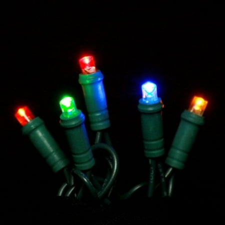 Christmas at Winterland BAT-50MM4M-4G Battery Operated Light String with 50 Coni