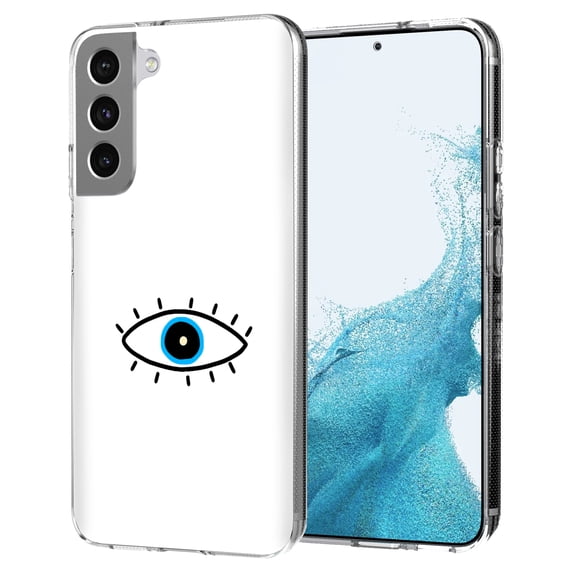 TalkingCase Slim Case Cover Compatible for Samsung Galaxy S22 Plus+ 5G, Evil Eye Print, Lightweight,Flexible,Soft, USA