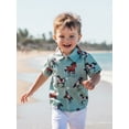 thumbnail image 4 of BemeyourBBs Toddler Baby Boys Western Cowboy Outfits Shirts Short Sleeve Horse/Boots Print Button Down Shirts Cute Summer Shirt Tops Clothes, 4 of 9