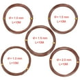 thumbnail image 4 of Paquete de 5 alambres para entrenamiento de árboles bonsái, alambres de aluminio anodizado para manualidades, bridas para manualidades, tamaño 1,0mm/1,5mm/2,0mm, 4 of 8