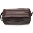 thumbnail image 3 of AlpineSwiss Sedona Toiletry Bag Genuine Leather Shaving Kit Dopp Kit Travel Case, 3 of 6