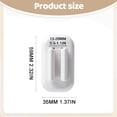 thumbnail image 3 of 1 Pack Self Adhesive Toothbrush Holder, TINGXIN No Drill Wall Hanger, Bath Organizer Supply, for Oral Tool Storage, Kitchen Clip and Garage Item Holding, 3 of 9