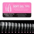 thumbnail image 3 of OOKWE 550Pcs Soft Gel Full Cover Nail Tips Fake Nails Press On Nails Artificial Nails, 3 of 19