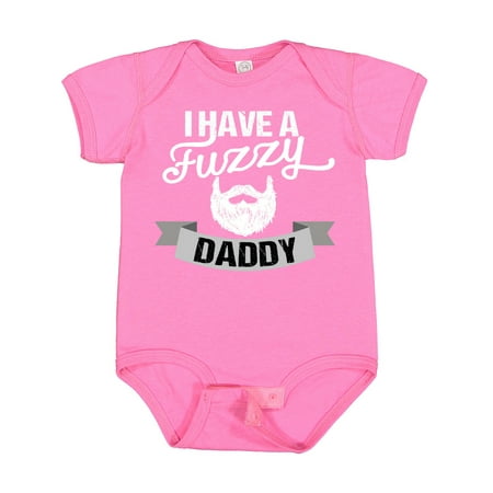 

Inktastic I Have a Fuzzy Daddy Beard Gift Baby Boy or Baby Girl Bodysuit