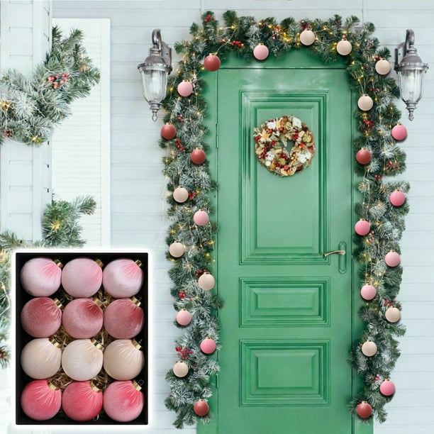 Bola de Tela Bola de Navidad Artículo Decorativo Decoración Navideña